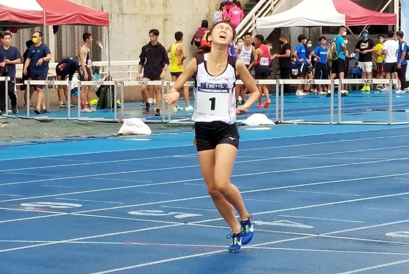 普通班朱婕瑀打破懸5年的2000公尺障礙U18全國紀錄超激動。