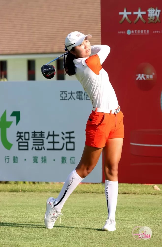 2022大大數位女子公開賽第一回合劉芃姍69桿(-3)暫並列第一。
