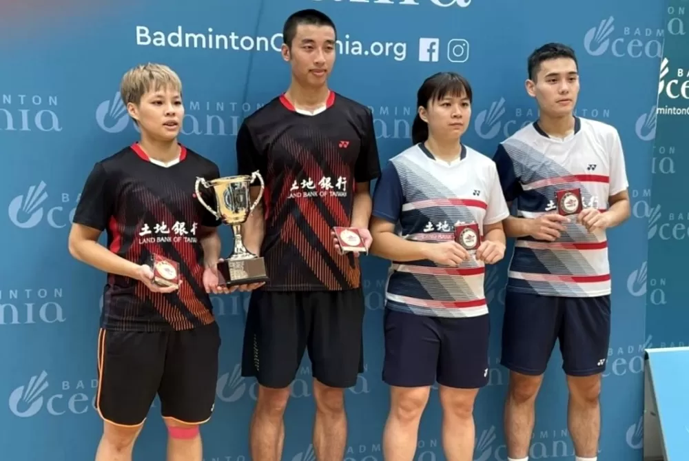 混雙金牌陳信遠／楊景惇、銀牌柏禮維／張淨惠。