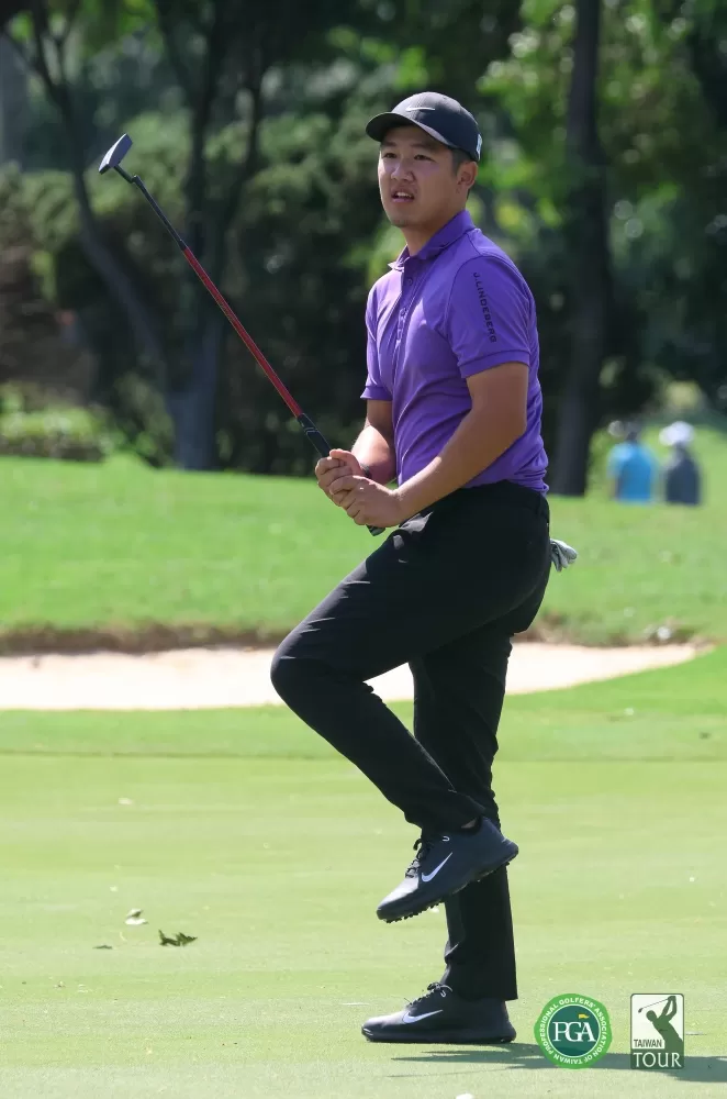 第一回合何祐誠70桿(-2)暫並列第一。