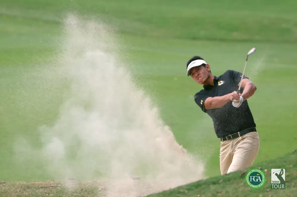 蔡雨達第三回合打-5 的67桿,三回合總桿-8暫獨居領先。