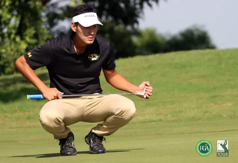 蔡雨達第三回合打-5 的67桿，三回合總桿-8暫獨居領先。