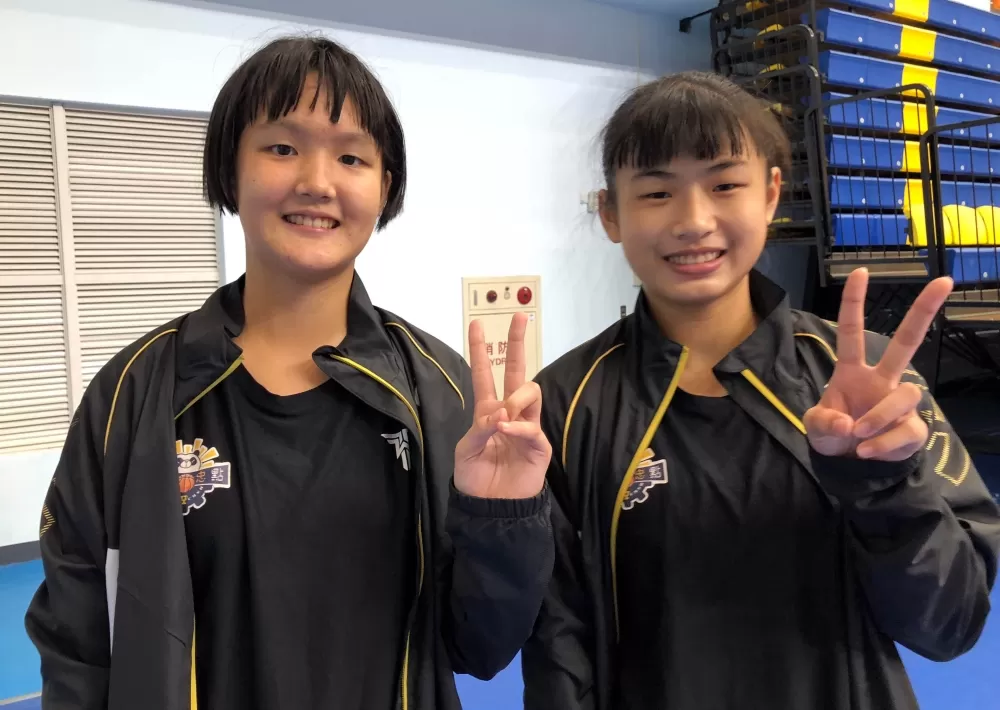 鍾芮涵、鄭鈺欣菜鳥雙塔自信開朗,忠明期待解除4年旱象再闖預賽。