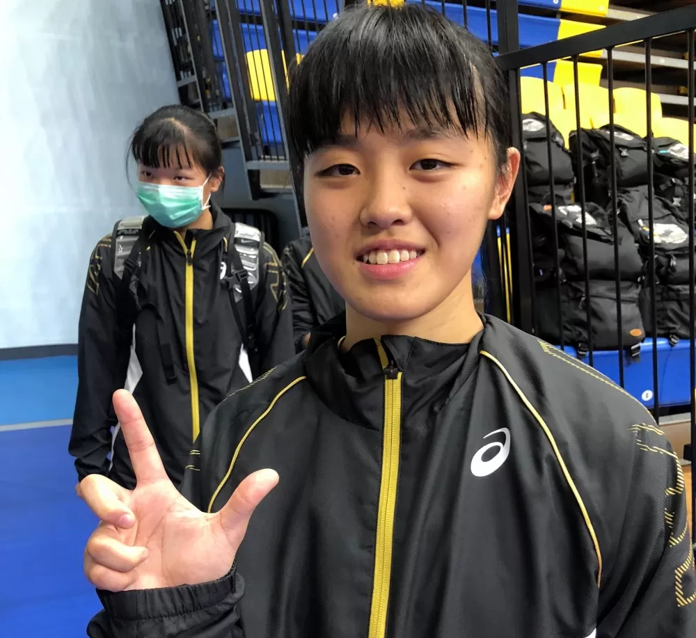 忠明高三主控陳美秀是後場最安定力量。