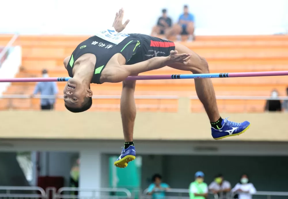 蔡維智2.18奪金破大會。林嘉欣／攝影。