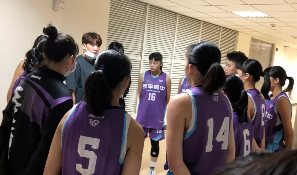 永平教練陳佩欣精神講話。