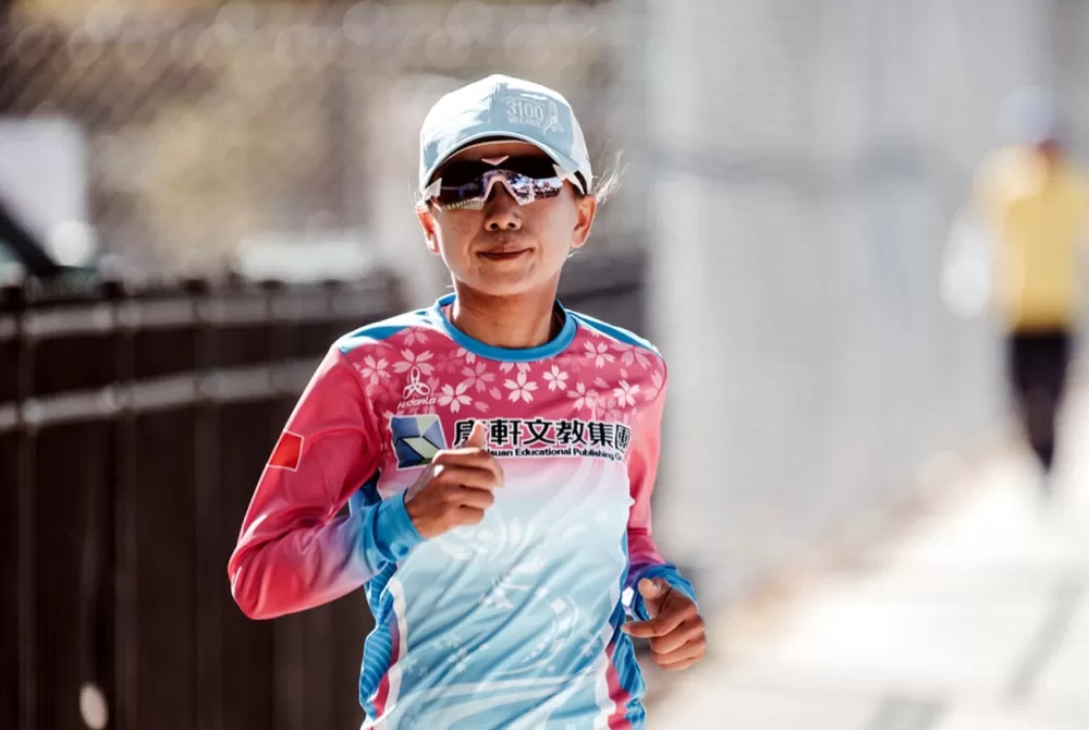 「超馬女皇」楊皇蘭在地表最長認證超馬創亞洲紀錄。大會提供。