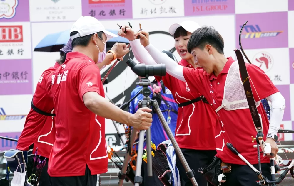 新北凱撒射箭隊拿下隊史首冠。新北體育處提供。下同。