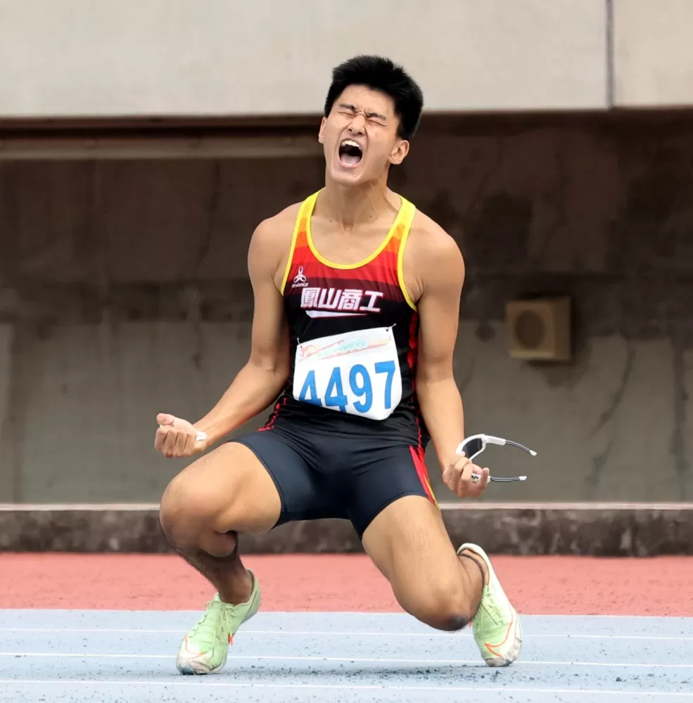 16歲謝元愷破U20全國紀錄，躍U18亞洲歷年第二傑。林嘉欣／攝影。