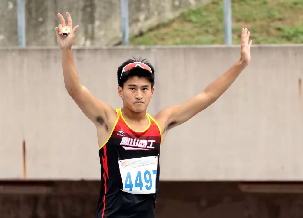 16歲謝元愷破U20全國紀錄，躍U18亞洲歷年第二傑。林嘉欣／攝影。