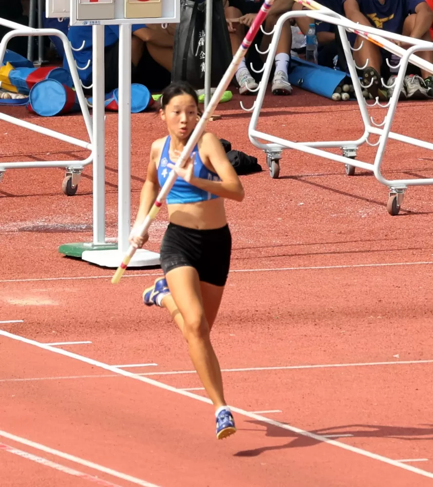 普通班沈思妤確診後再出發破懸8年紀錄。林嘉欣／攝影。