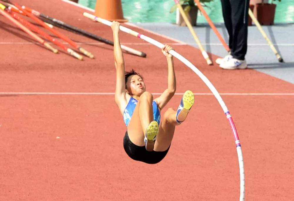 普通班沈思妤確診後再出發破懸8年紀錄。林嘉欣／攝影。