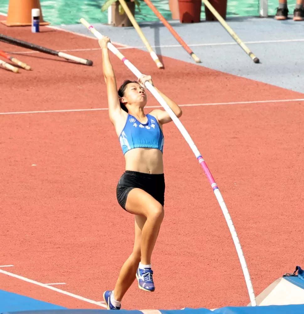 普通班沈思妤確診後再出發破懸8年紀錄。林嘉欣／攝影。