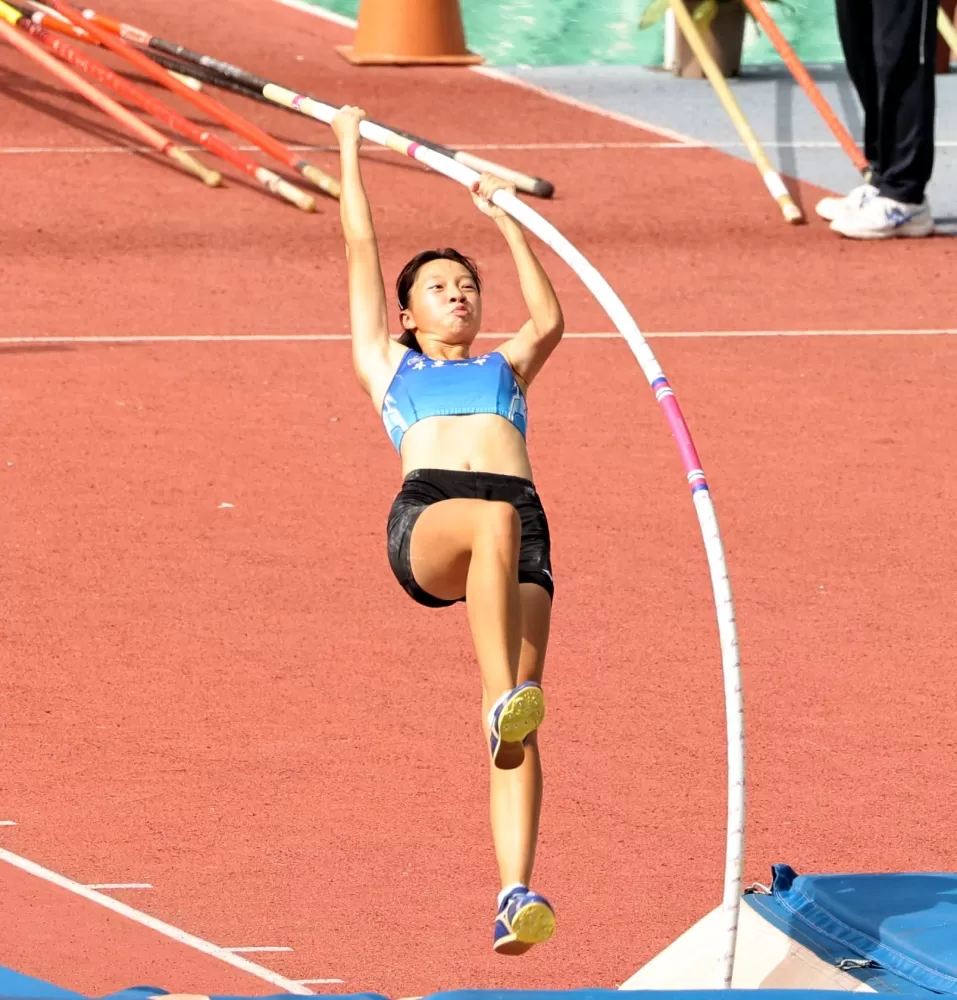 普通班沈思妤確診後再出發破懸8年紀錄。林嘉欣／攝影。