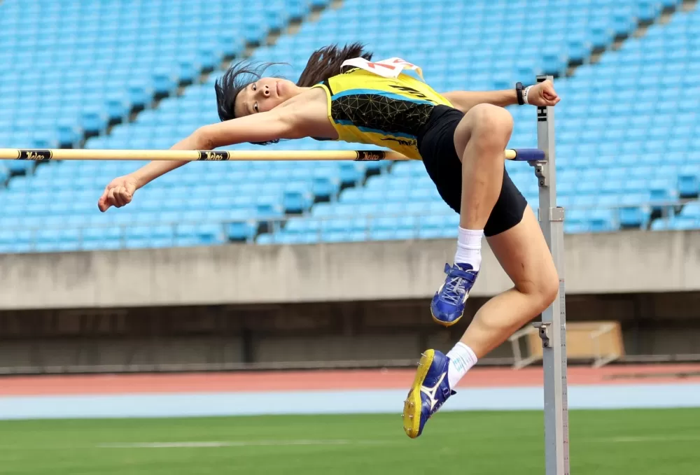 林沛萱打破國女全能大會紀錄。林嘉欣／攝影。