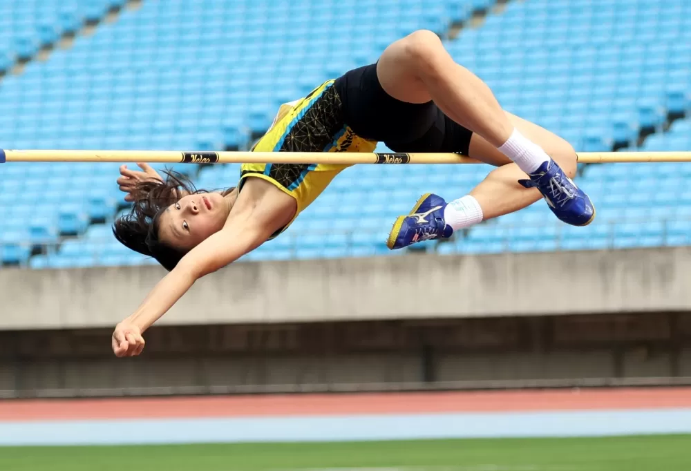 林沛萱打破國女全能大會紀錄。林嘉欣/攝影。