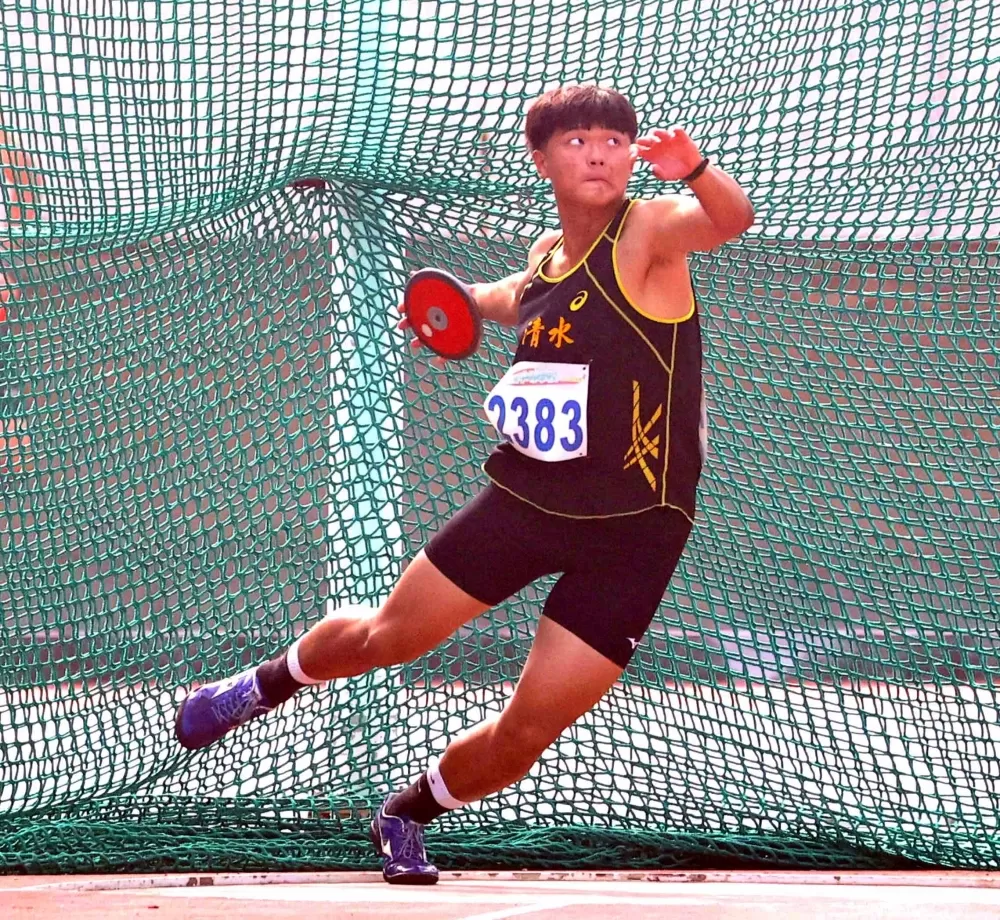 程耀寬破大會,要繼續挑戰55大關。林嘉欣/攝影。