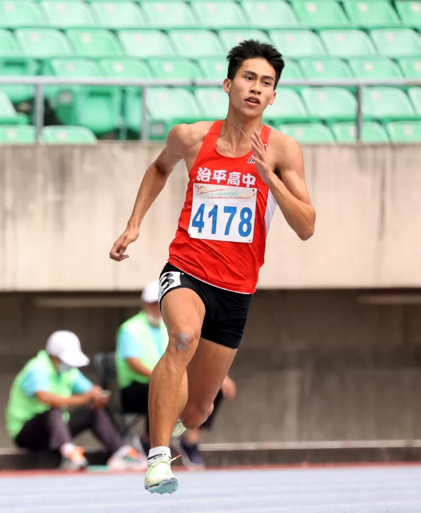 「小楊俊瀚」林柏勳破大會達亞青。林嘉欣／攝影。