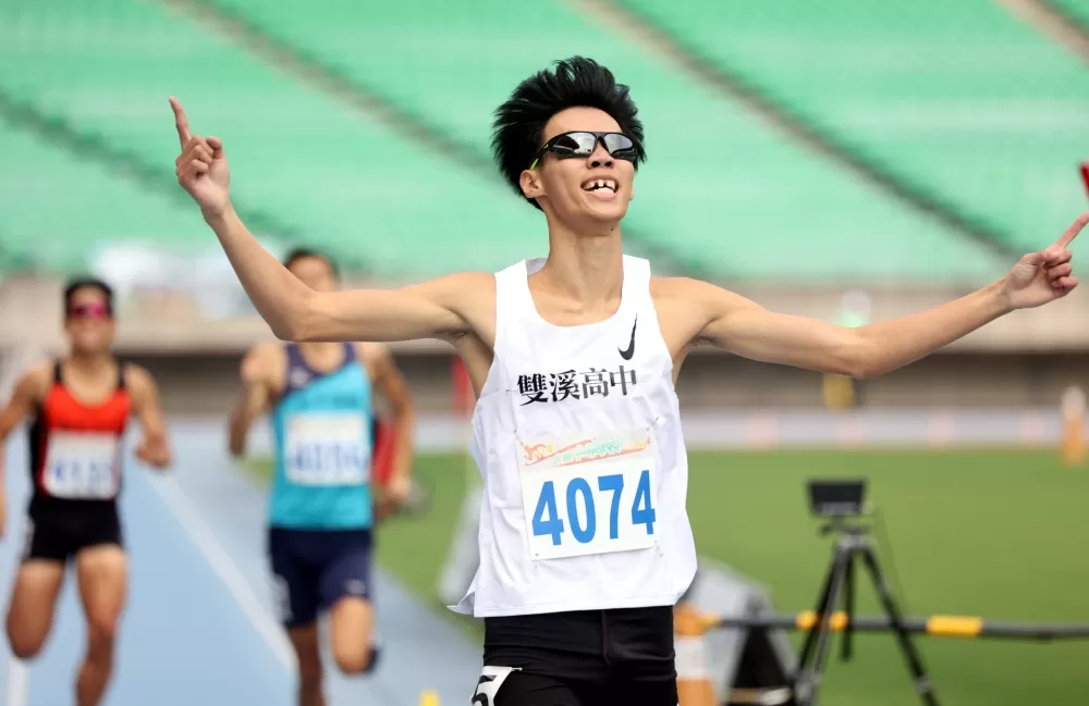 普通班李安翊破懸20年U20全國紀錄達標亞青。林嘉欣/攝影。