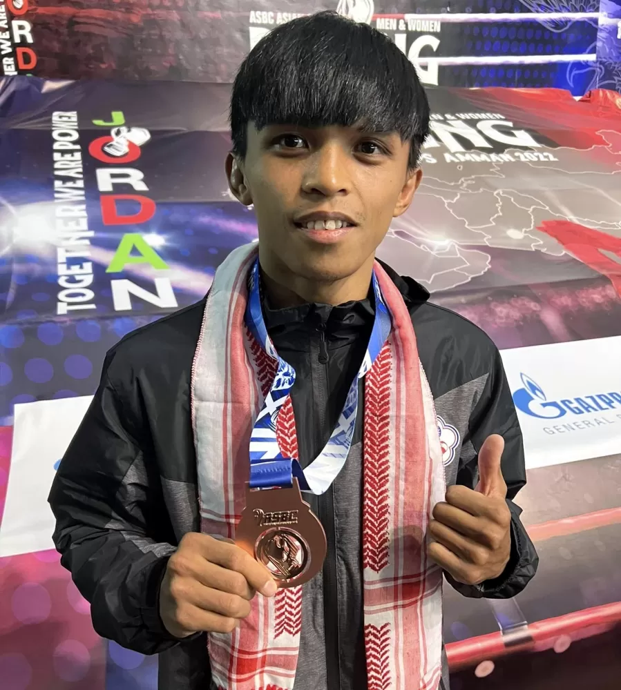 賴主恩奪銅。羅尚策/提供。