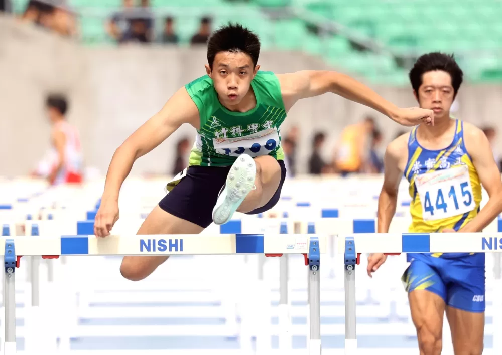 林翊凱（前）。林嘉欣／攝影。