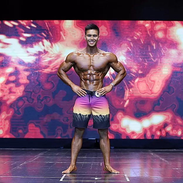 健身照片-大H（大會提供）。