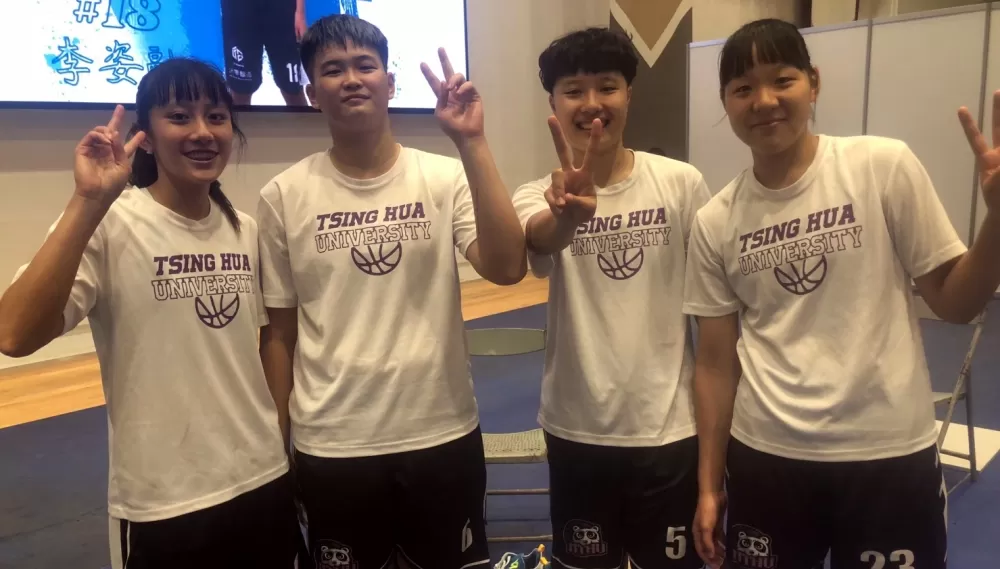 清華的「永仁幫」 楊芷昀（左 起）、丁芷容、邱群琋、張聿敏。