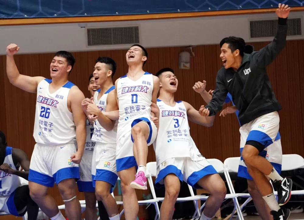 健行科大獲勝超嗨。