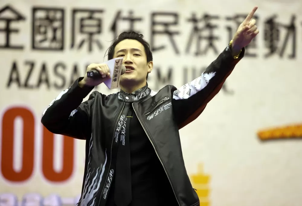 大會主題曲「Lita kana ta全力原夢」原唱太魯閣族姚謙。林嘉欣／攝影。