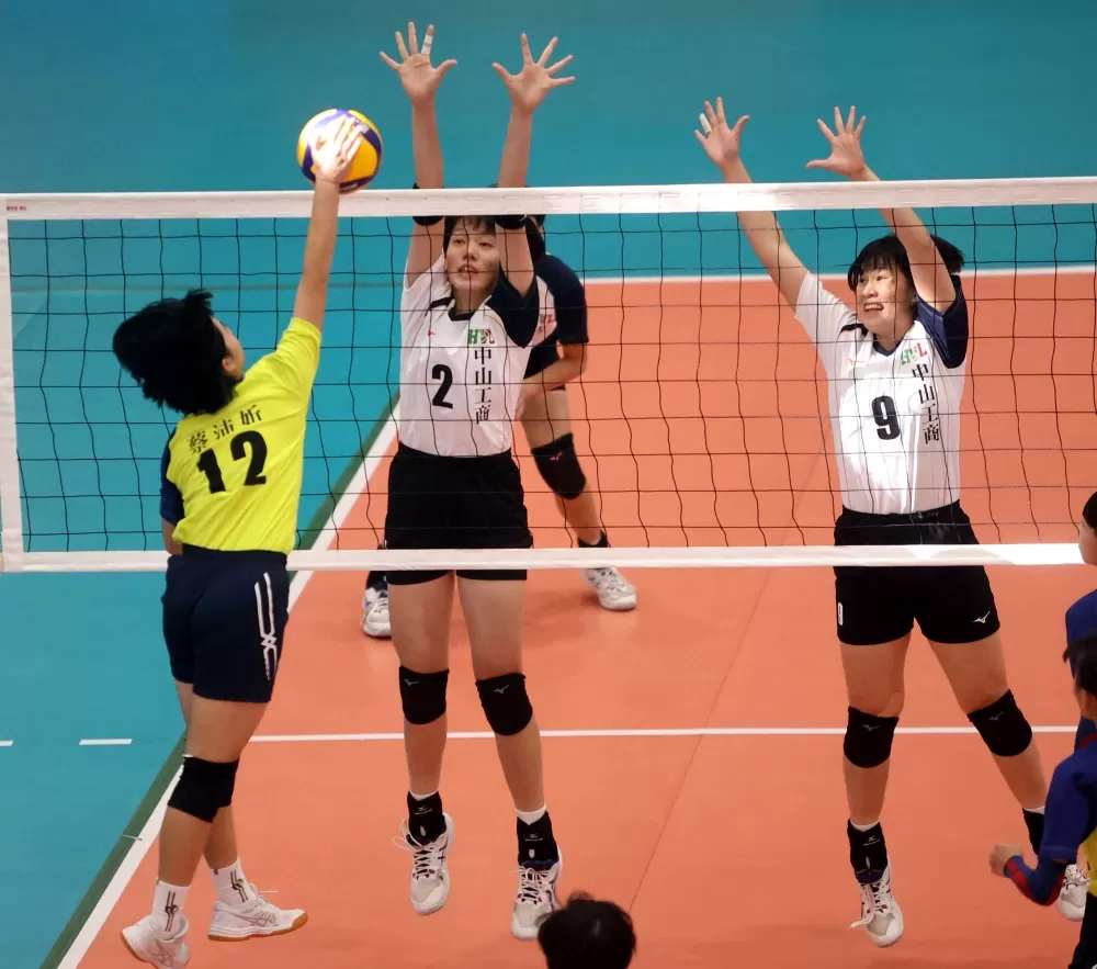 中山工商黃淳嘉(2號)攻守俱佳。林嘉欣/攝影。