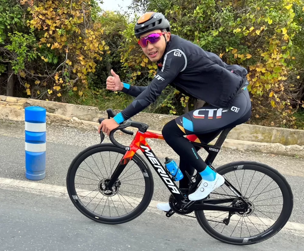 新年度杜志濠選用美利達銳克多戰馬應戰。