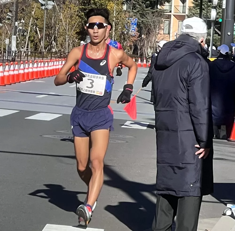 許嘉維破全國達標亞運。許績勝/提供。