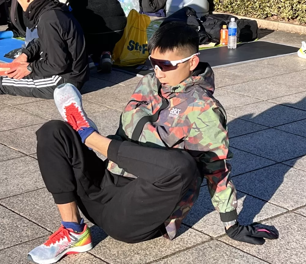 許嘉維破全國達標亞運。許績勝／提供。