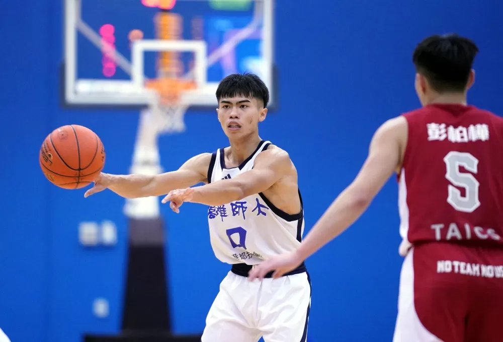 高雄師大魏莨哲全場最高26分,另有5抄截7籃板。