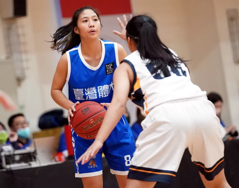 臺灣體大潘琦14分7籃板5助攻。大會提供。下同。