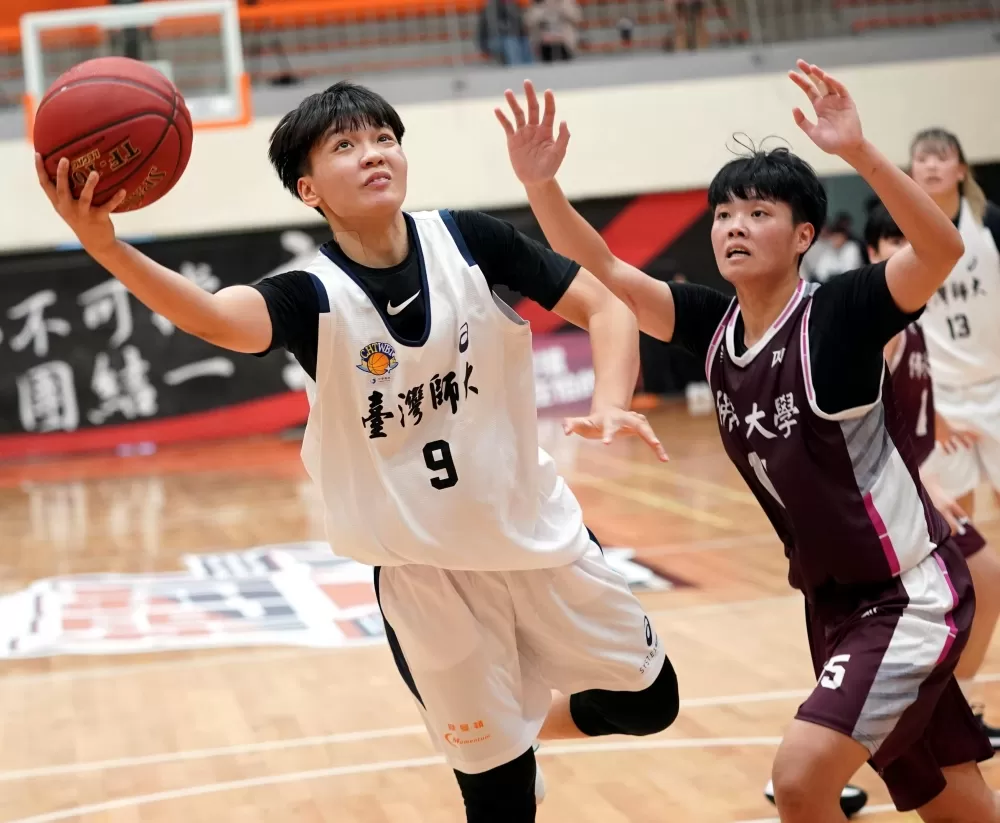 臺灣師大陳靳豫萱13分10籃板。