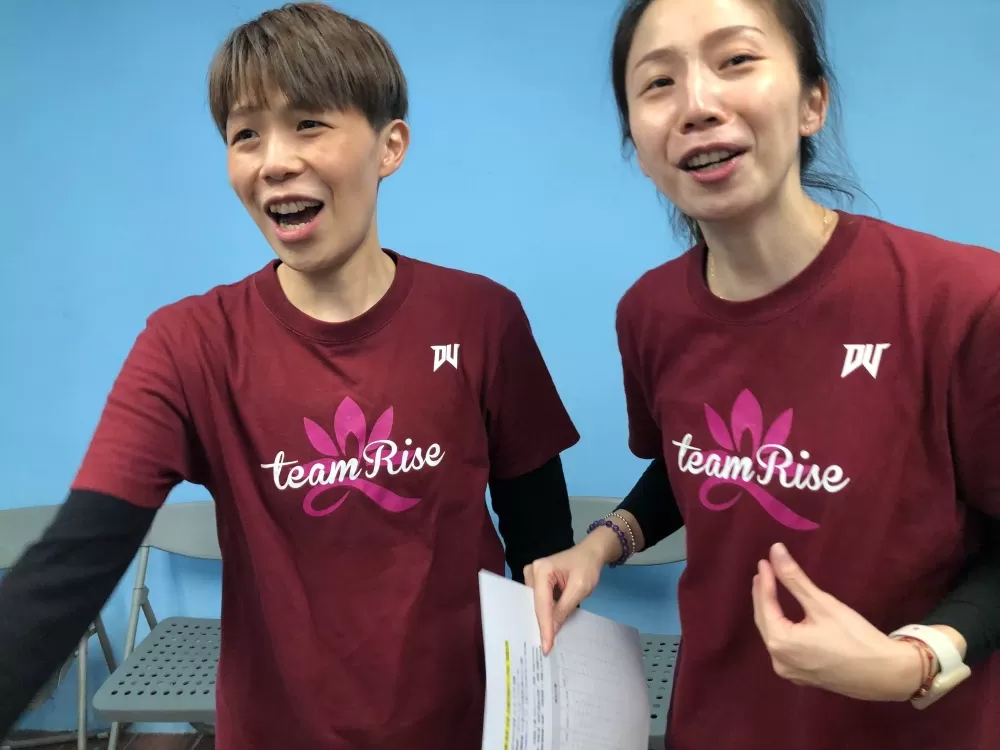 佛大教練檔楊淑淨、文祺。