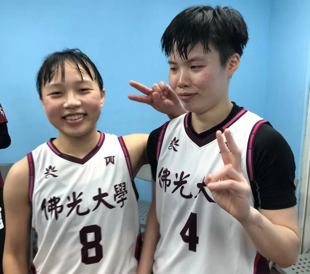 佛大鎮隊「雙衛」梁瑜玲（左）、李宜樺。