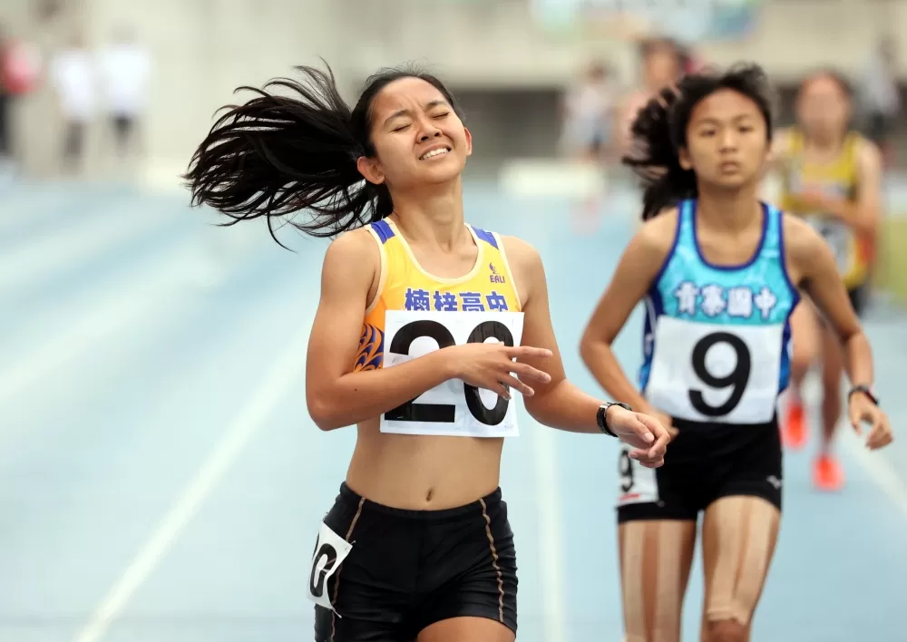 潘秀莉（前）二度達標亞青少並創最佳，盼代表中華隊出賽。林嘉欣／攝影。