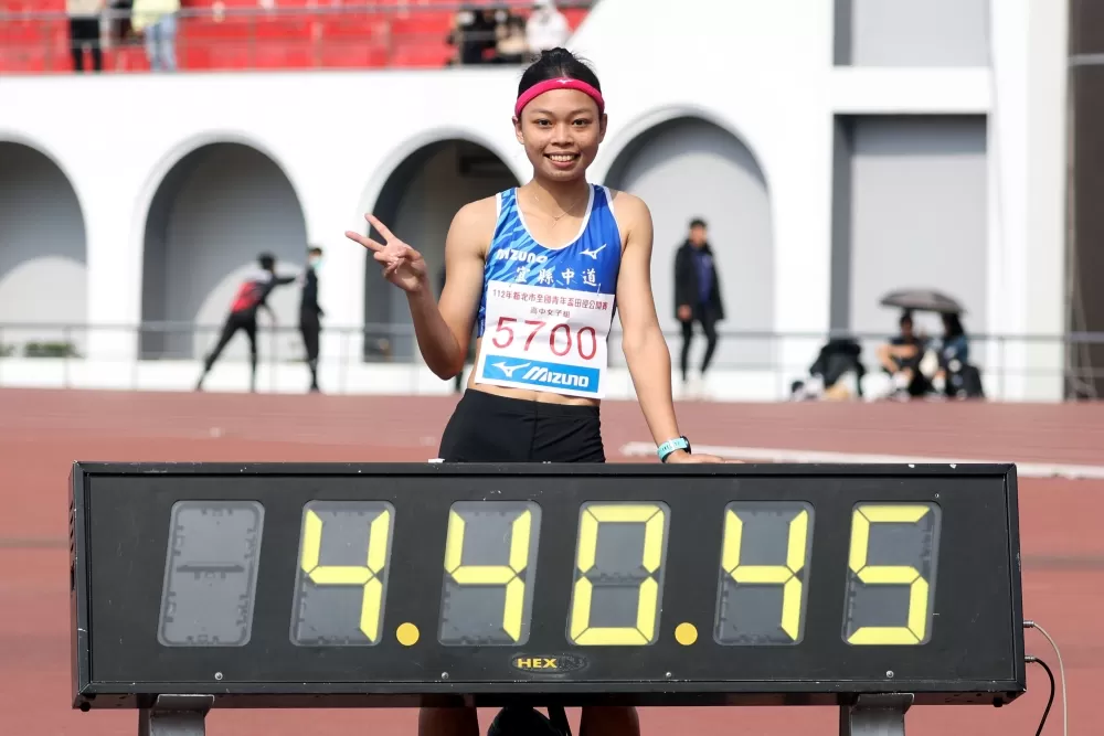 陳潔安破懸11年紀錄。林嘉欣/攝影。