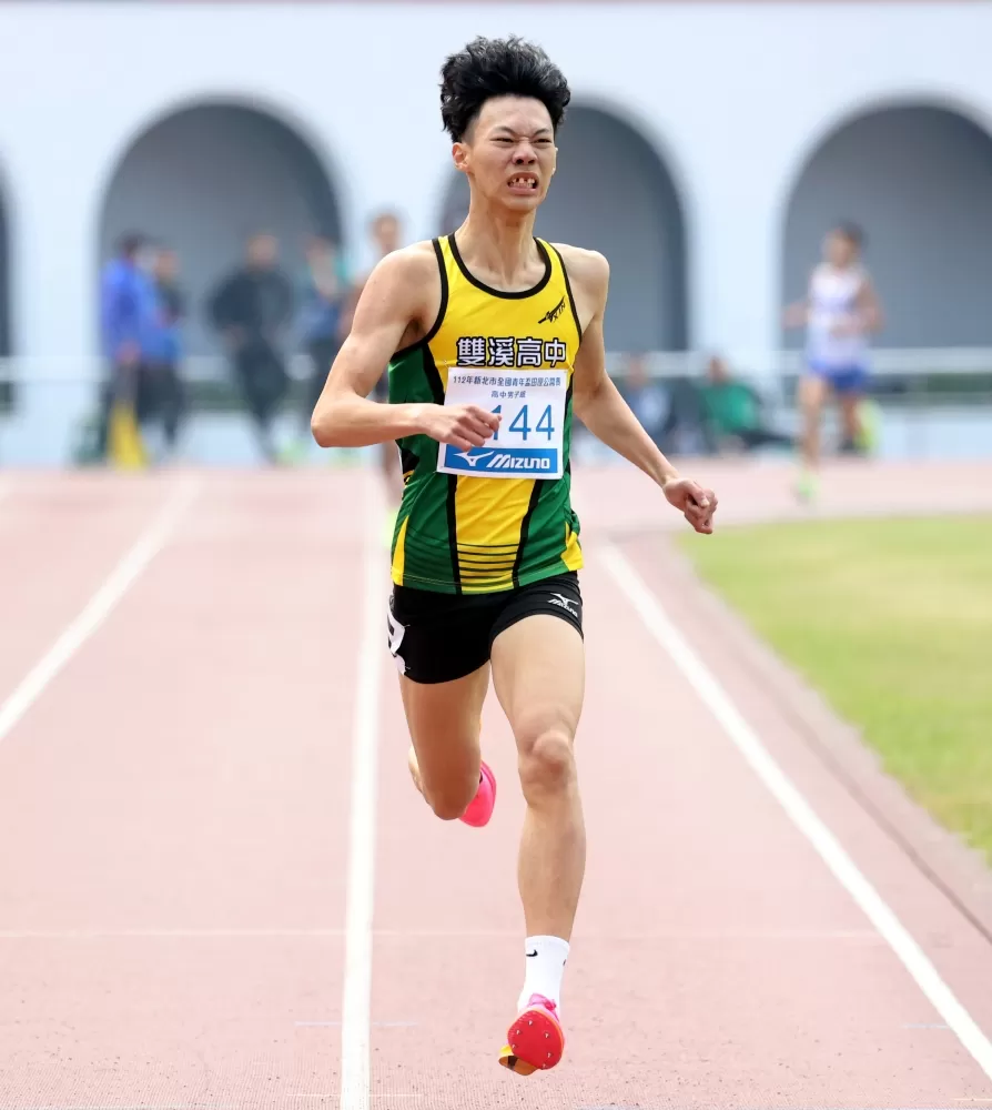 李安翊再破U20全國紀錄，1:49.52在前10屆亞青可得8金。林嘉欣／攝影。