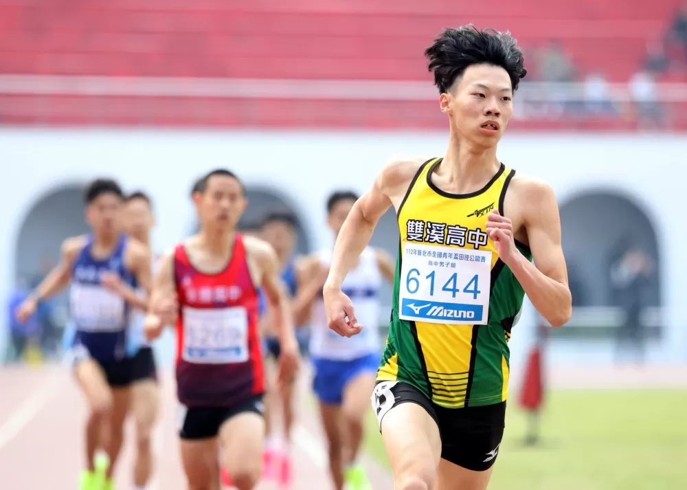 李安翊再破U20全國紀錄，1:49.52在前10屆亞青可得8金。林嘉欣／攝影。