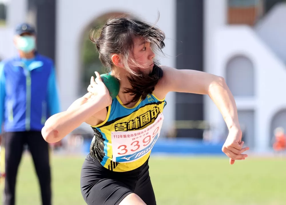 林沛萱在國女全能破大會超全中運。林嘉欣/攝影。