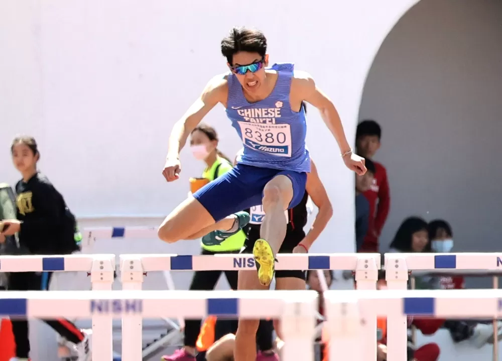 彭名揚飆50秒45達標亞錦賽。林嘉欣/攝影。
