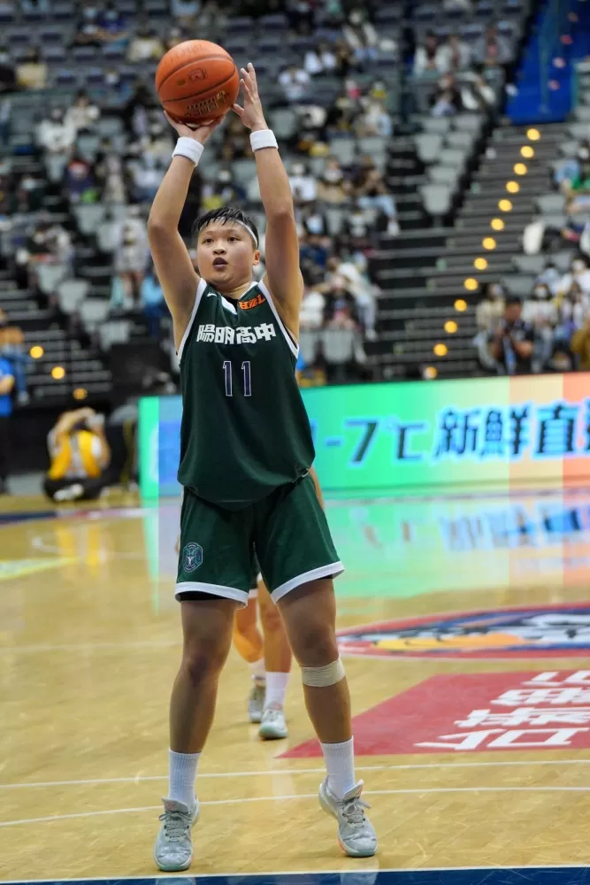 陽明游欣樺第四節3個關鍵罰球都進。