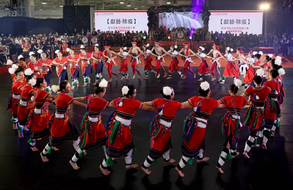 精采的原民運開幕典禮表演。林聖凱／攝影。