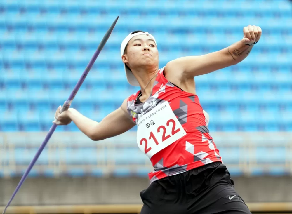 劉芷妊女子標槍達標亞運。林小馬/攝影。