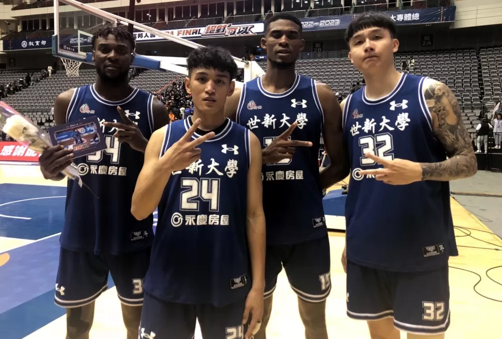 世新男籃土洋四人畢業後將投入職籃選秀。