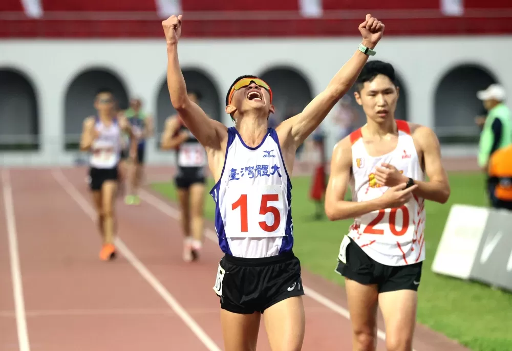 詹泳逵破全國。林嘉欣／攝影。