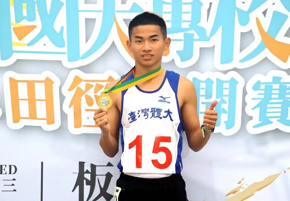 詹泳逵破全國。林嘉欣／攝影。